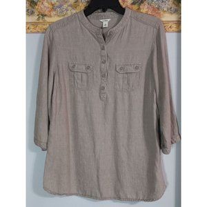 L.L. Bean Women's Blouse in Taupe